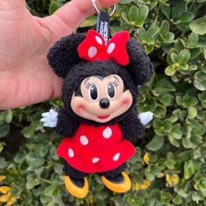 Disney Inspired Pop Mart Minnie Mouse Family Cute Together Bling Box Keychain